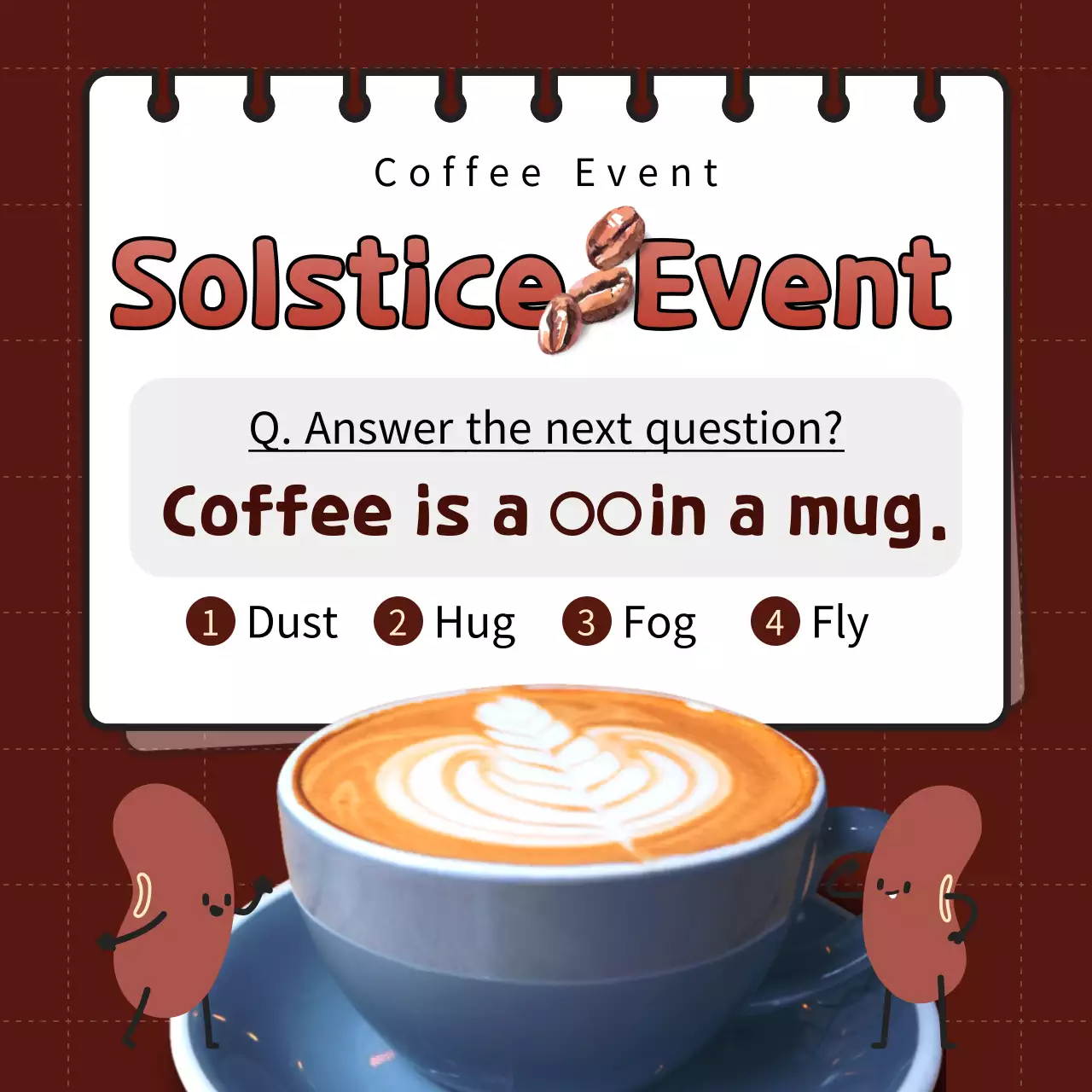 Brown Retro Coffee Promotion Instagram Post