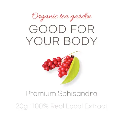 Red Simple Schisandra Sticker