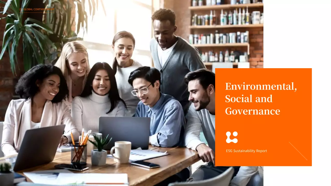 Orange Modern Business Report Presentation