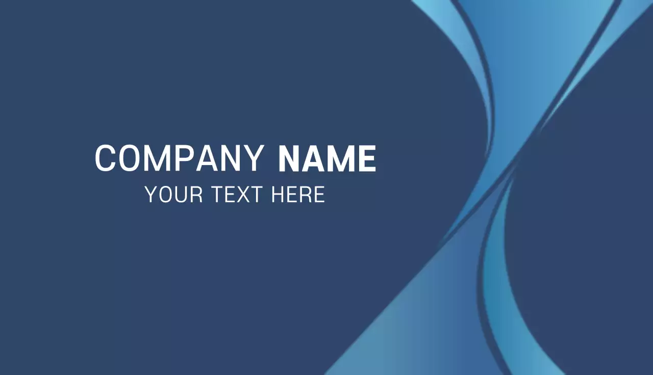 Blue Professional Business Card