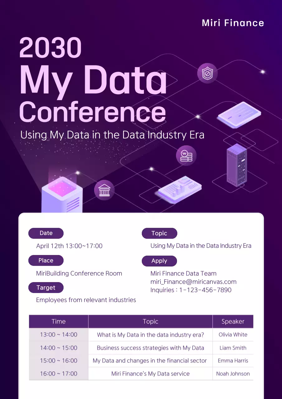MyData Conference announcement highlighted in purple