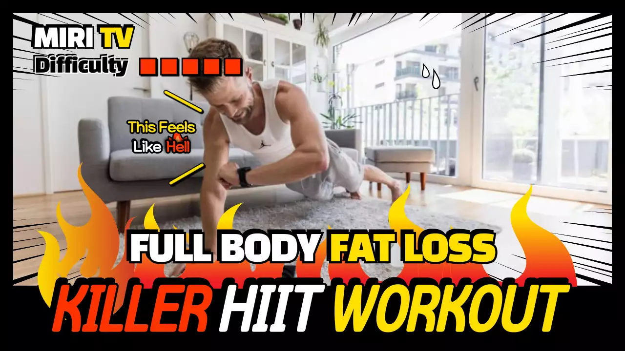 Yellow Bold Workout Promotion YouTube Thumbnail
