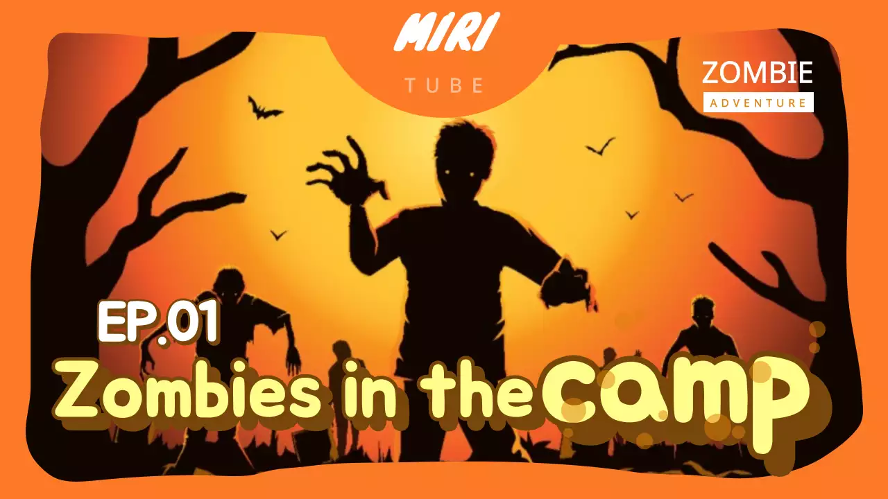 Vlog Zombie Retro Oranye di YouTube Gambar Mini