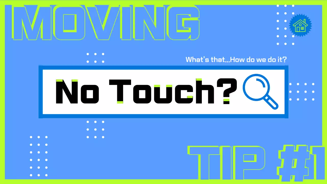 Blue Modern Moving Advertisement YouTube Thumbnail