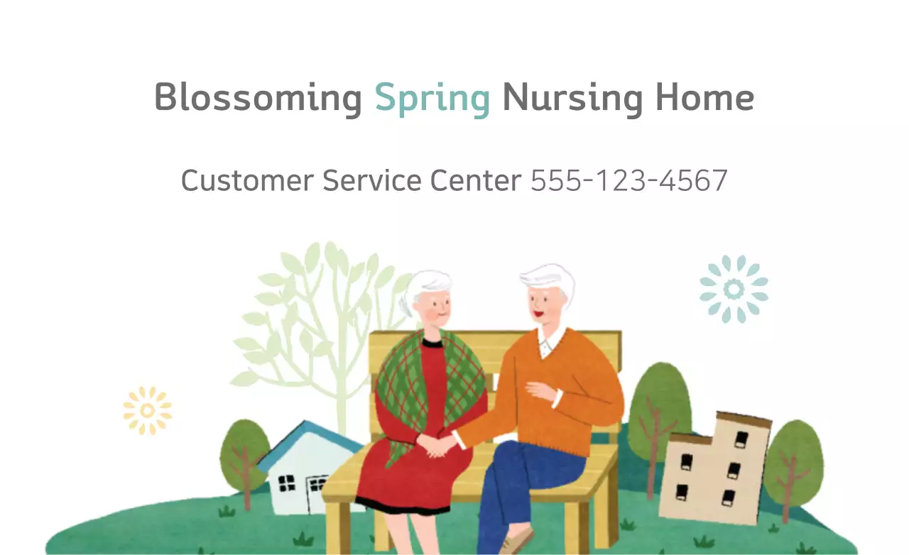 Green Simple Nursing Announcement Banner