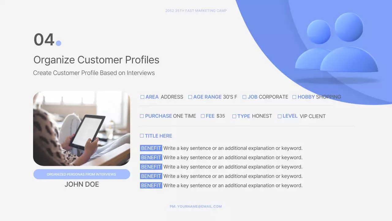 Blue Modern Marketing Guide Presentation