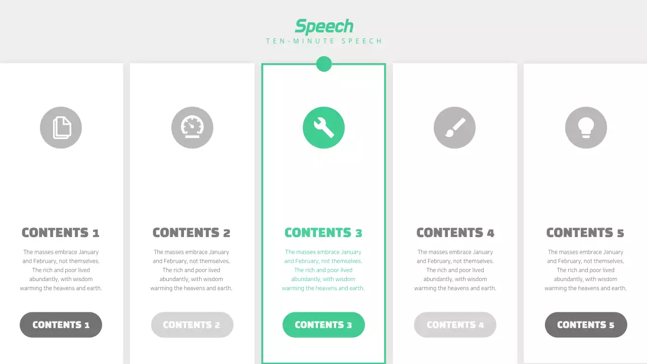Presentasi Pidato Modern Berwarna-warni