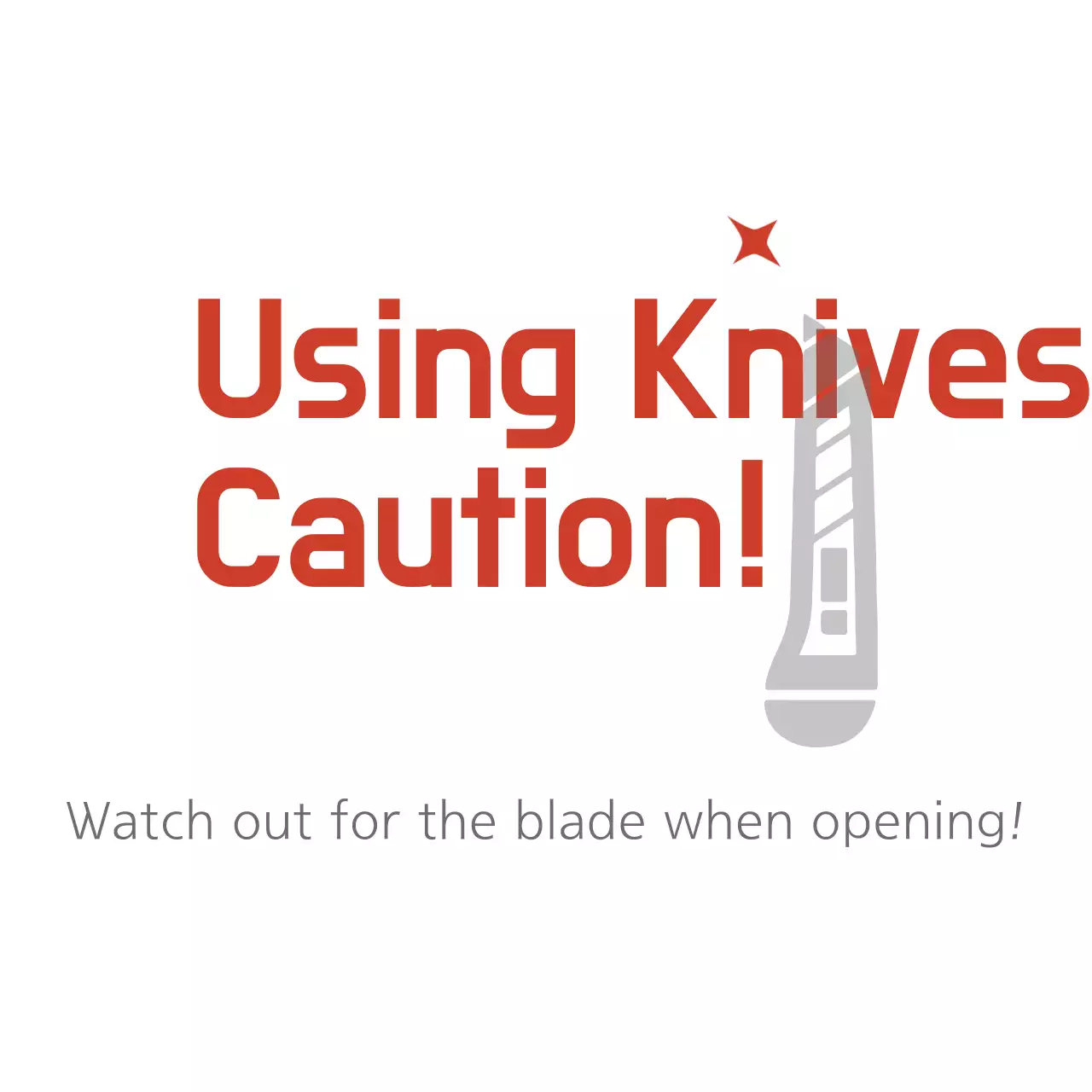 Red Simple Safety Notice Banner