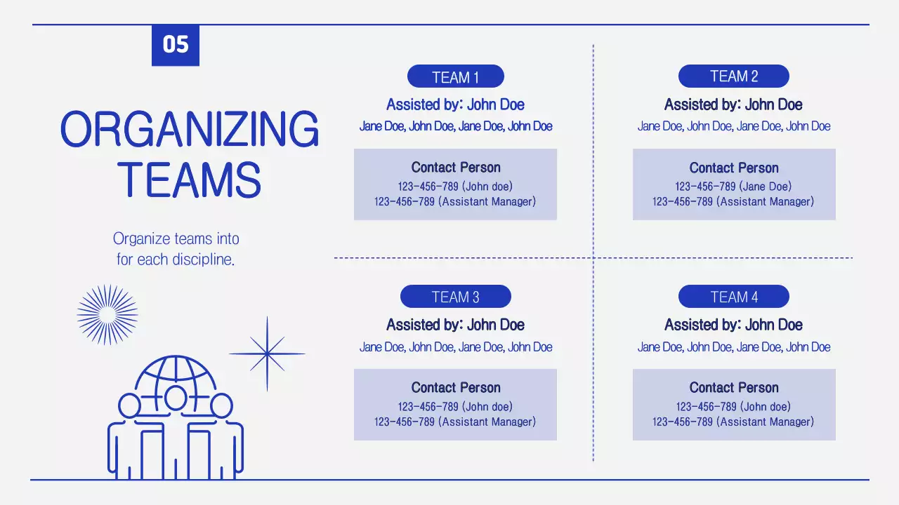 Blue Minimal Mission Announcement Presentation