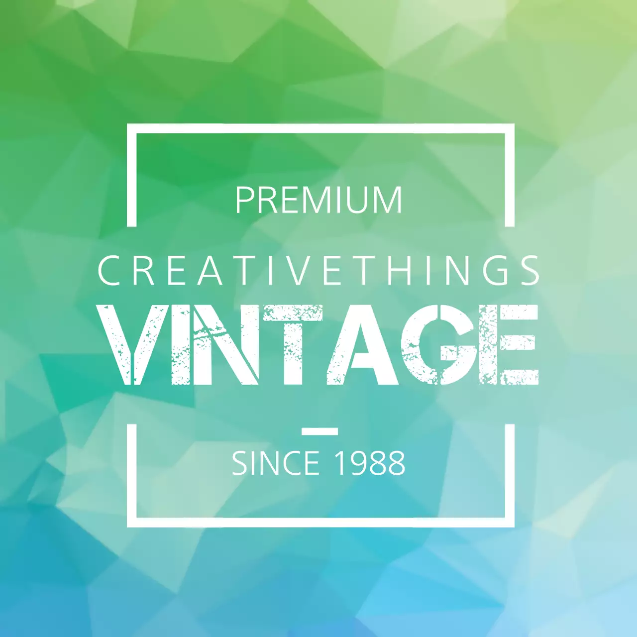 Biểu ngữ quảng cáo doanh nghiệp cổ điển xanh