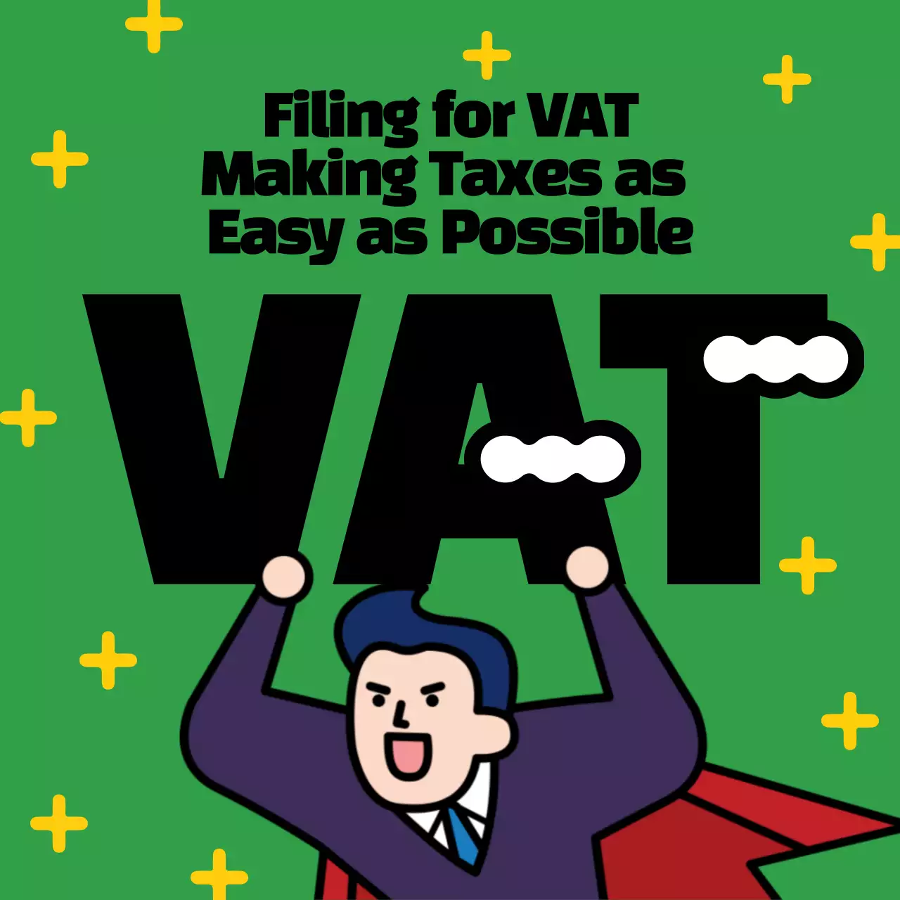 Green Comic Tax Guide Instagram Post