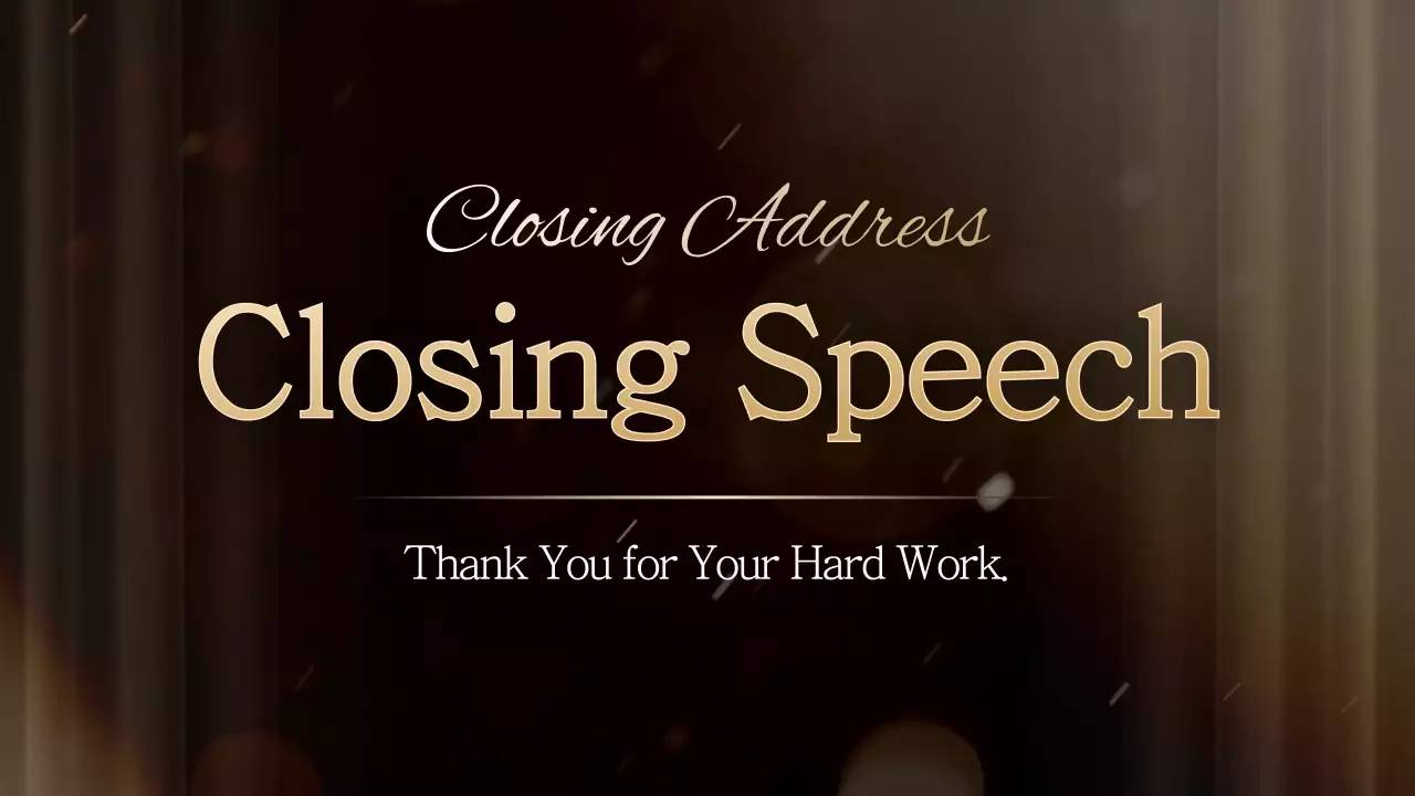 골드 엘레강트 새해 이벤트 프레젠테이션