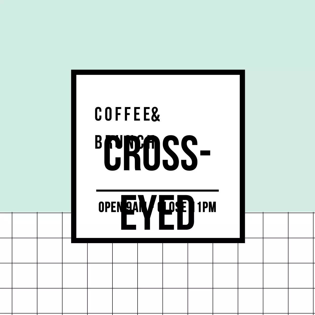 Mint Minimal Coffee Promotion Banner
