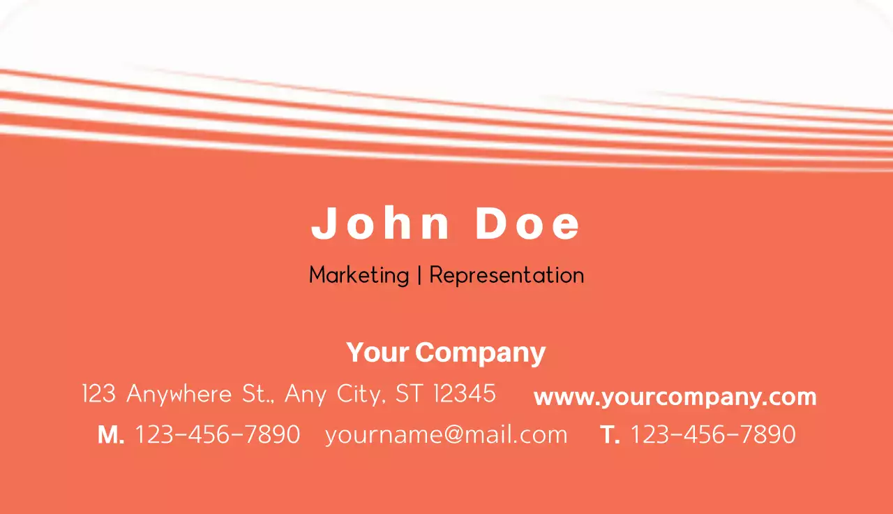 Rainbow Professional Business Card
