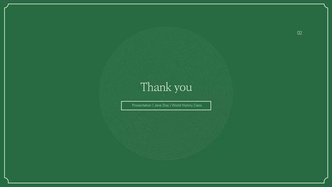 Green Classic Travel Presentation