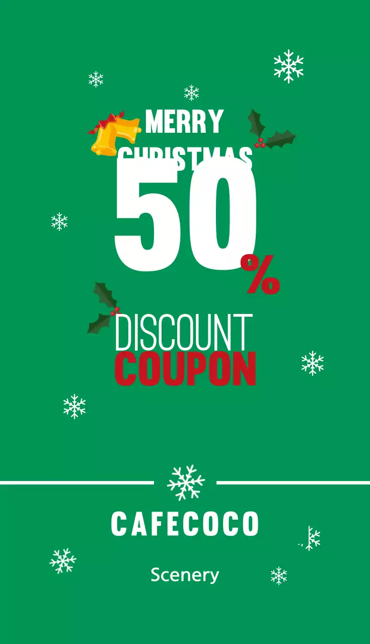 Thẻ kinh doanh khuyến mại giảm giá lễ hội xanh