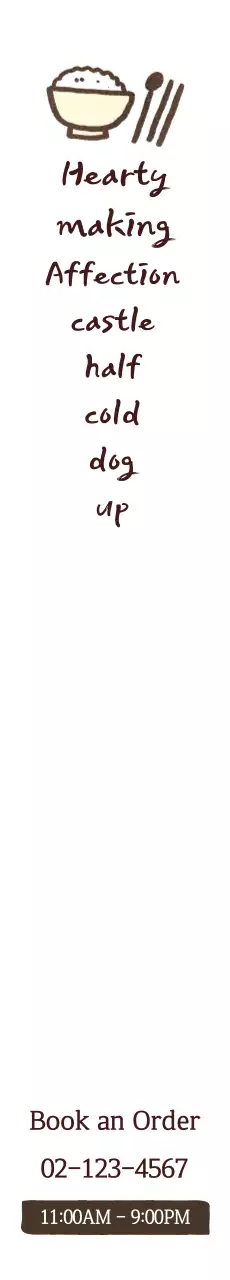 Brown Simple Food Promotion Banner