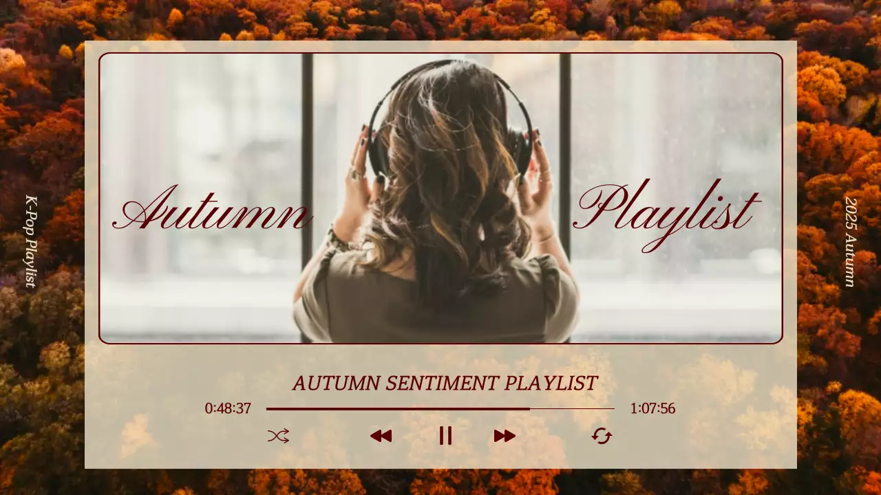 Orange Retro Music Playlist YouTube Thumbnail