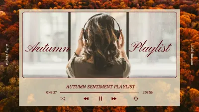 Orange Retro Music Playlist YouTube Thumbnail