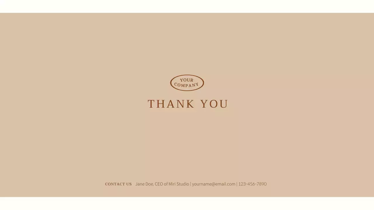 Beige Simple Presentation