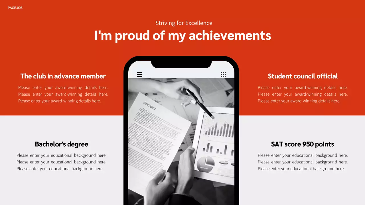 Red Modern Portfolio Document Presentation