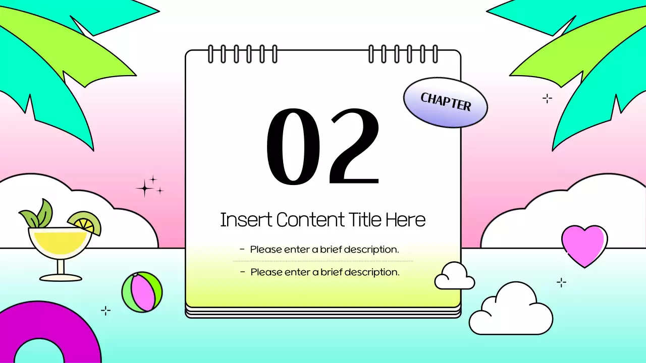 Pastel Tropical Marketing Agenda Presentation