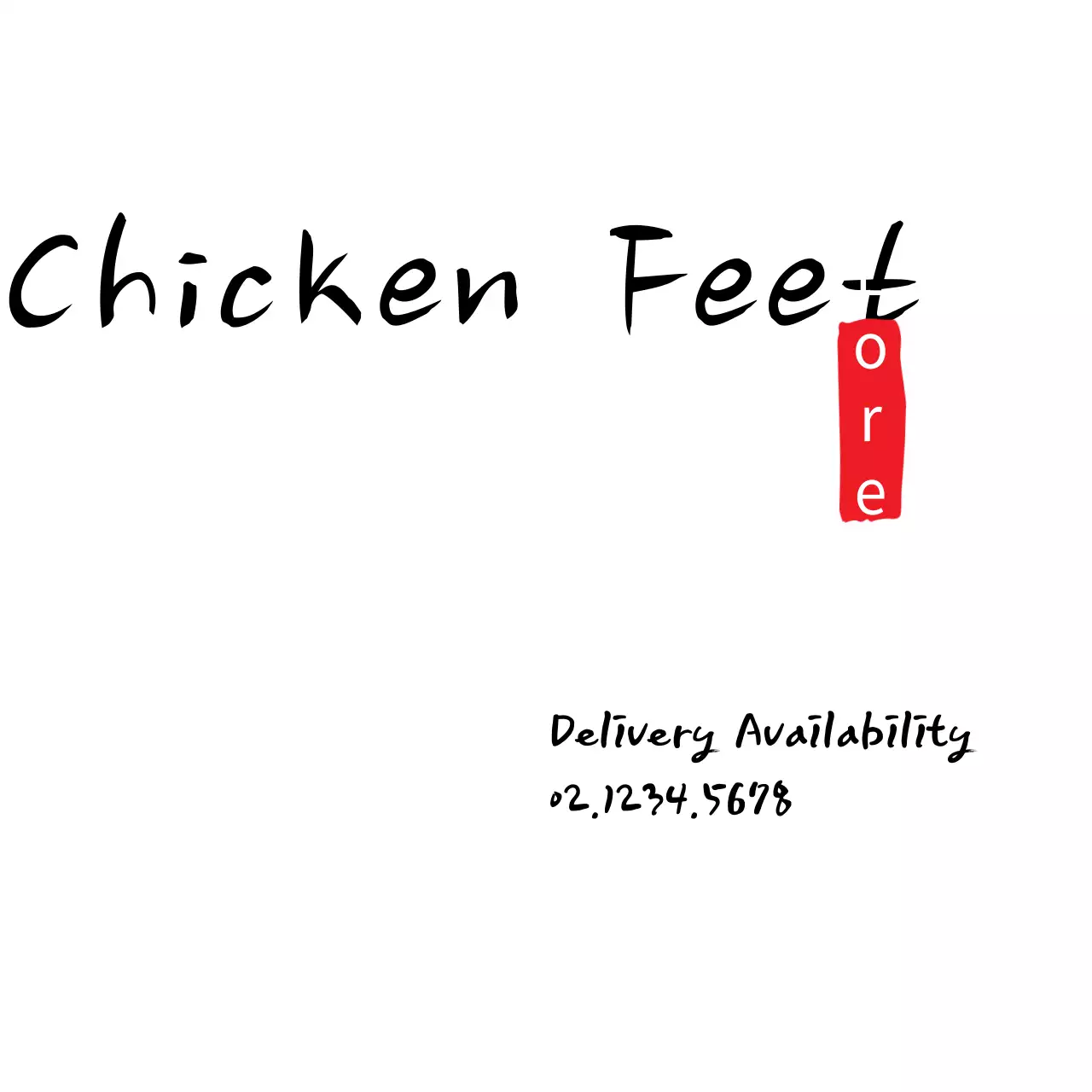 Red Minimal Food Promotion Banner