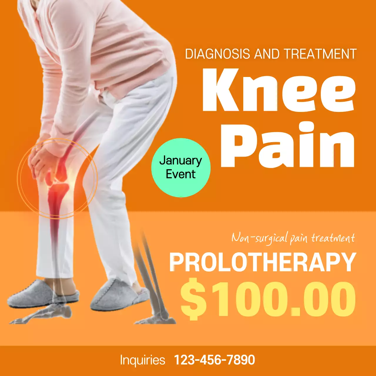 Purple Modern Therapy Promotion Instagram Post