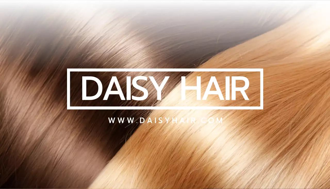 Brown Modern Hair Business Card