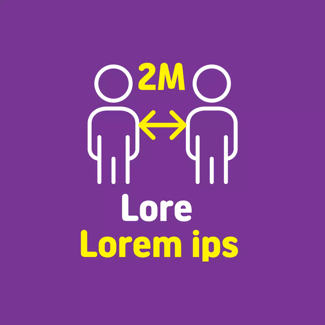 Hình minh họa màu tím, cách ly coronavirus gọn gàng