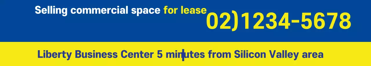 Banner de promoção comercial profissional azul