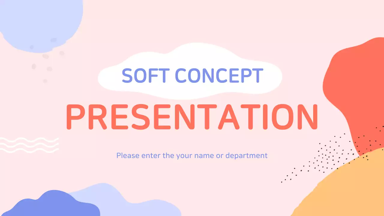 Presentations with a pastel, fluffy feel