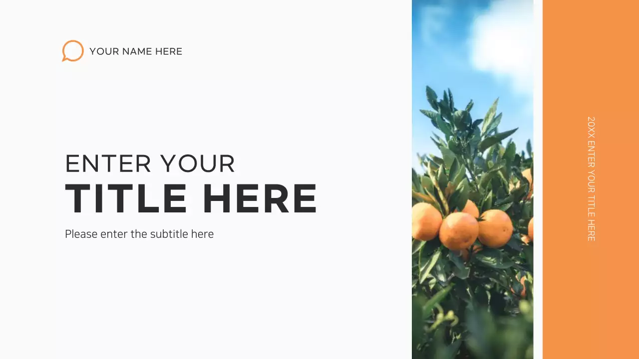 Orange Modern Guide Presentation