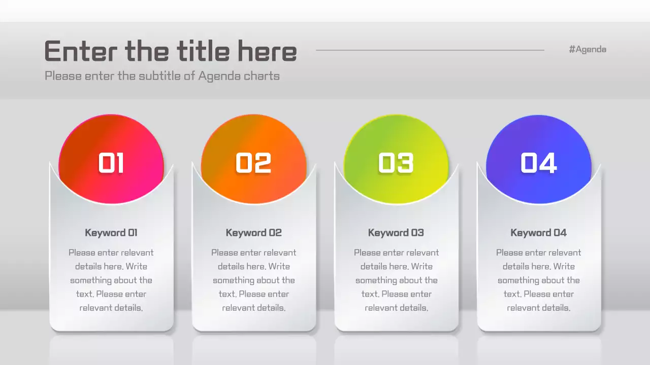 A simple, three-dimensional agenda chart