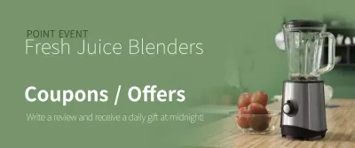 Sage Modern Blender Promotion Banner