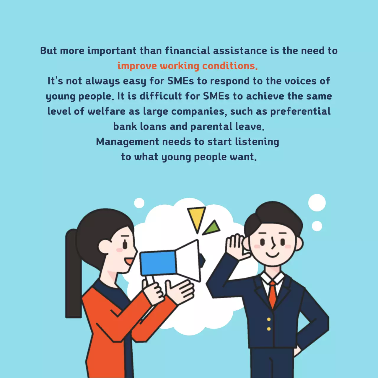 Blue Comic Business Announcement Instagram Carousel