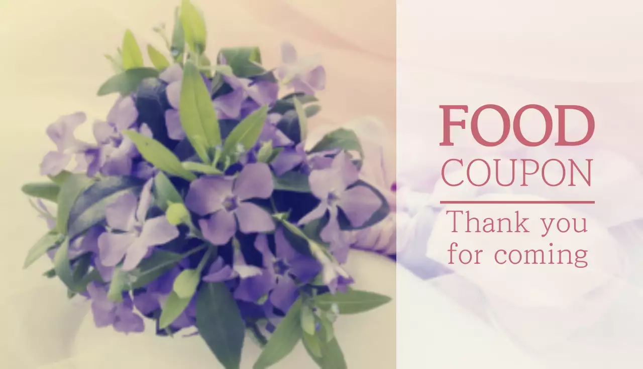 Purple Elegant Wedding Invitation Business Card