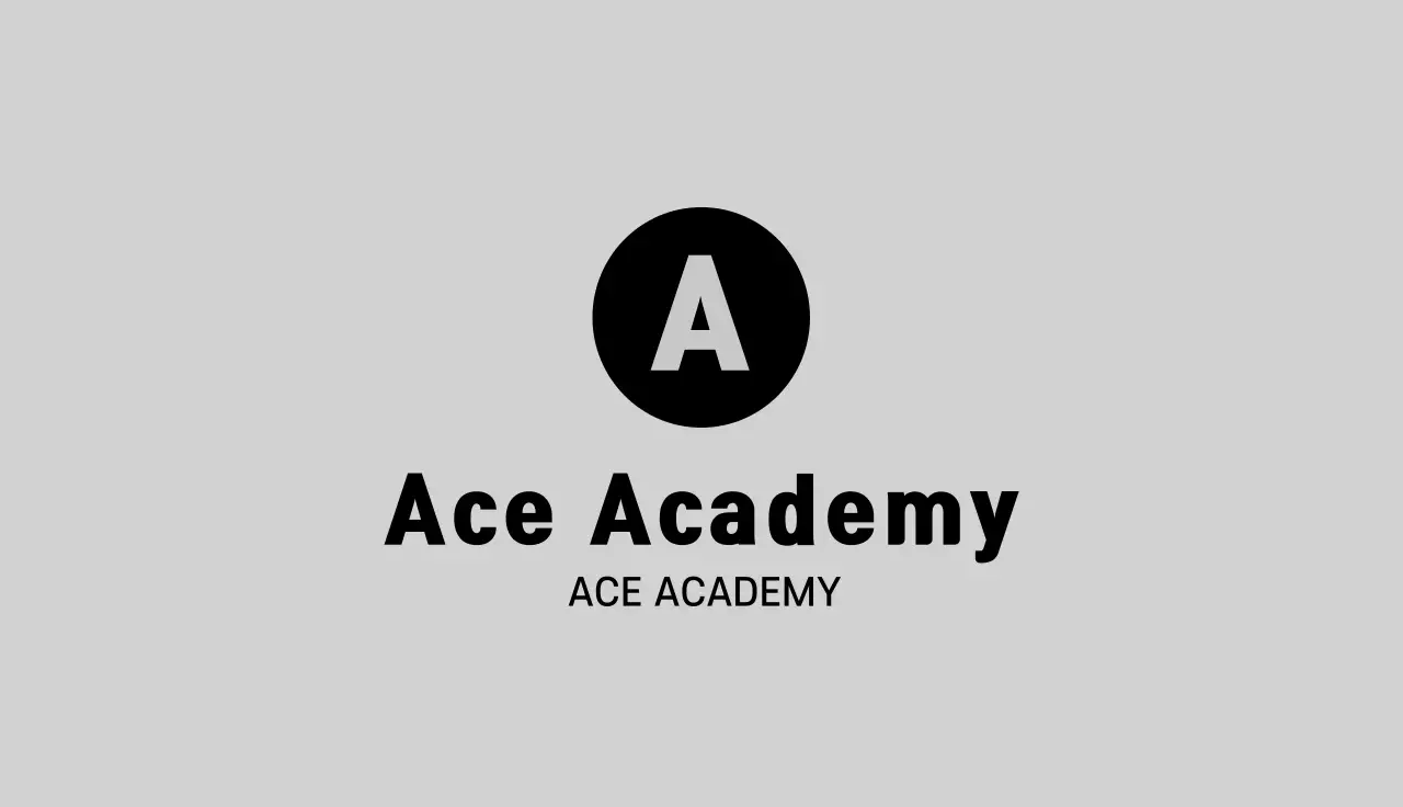 Grey Minimal Education Logo Business Card