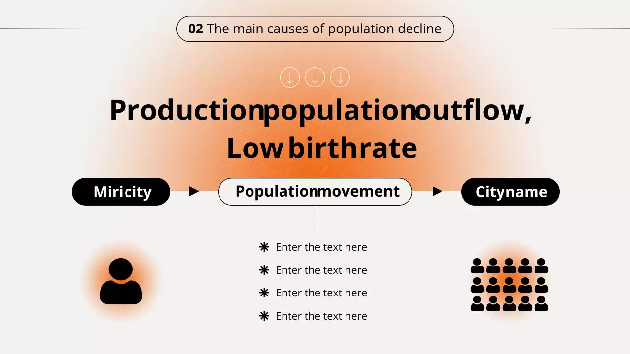 Orange Modern Demographic Seminar Presentation