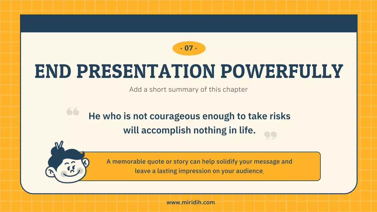 남색과 노랑의 레트로한 설득력을 높이는 ppt구성 발표자료