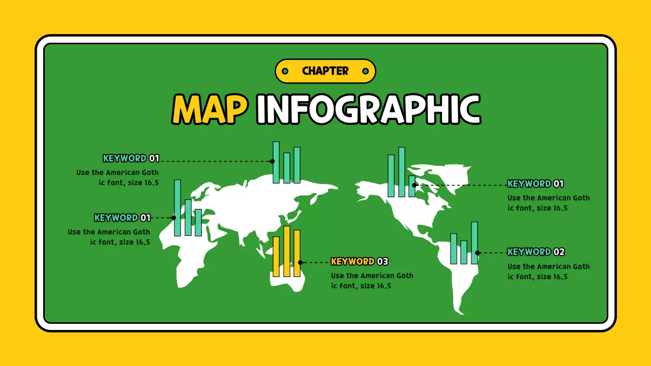 Green Modern Map Guide Infographic