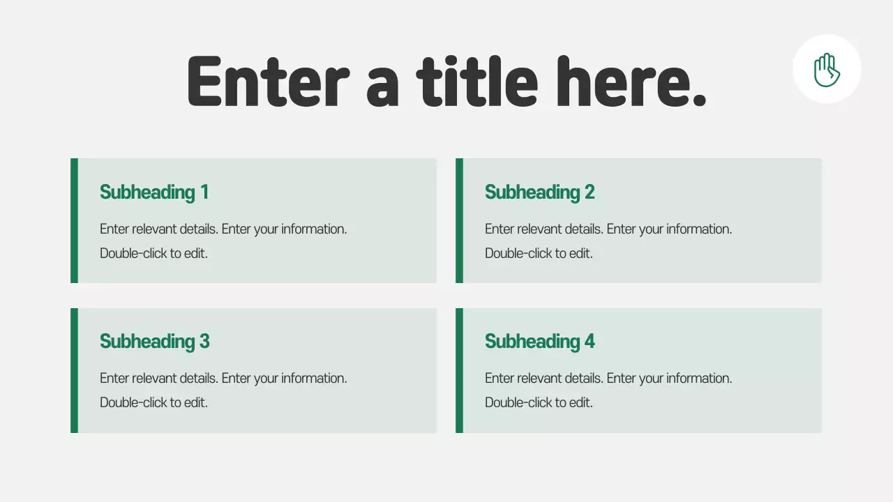 Green Minimal Business Plan Infographic