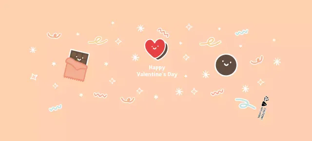 Pink Valentine Cute Chocolate Paper Cups