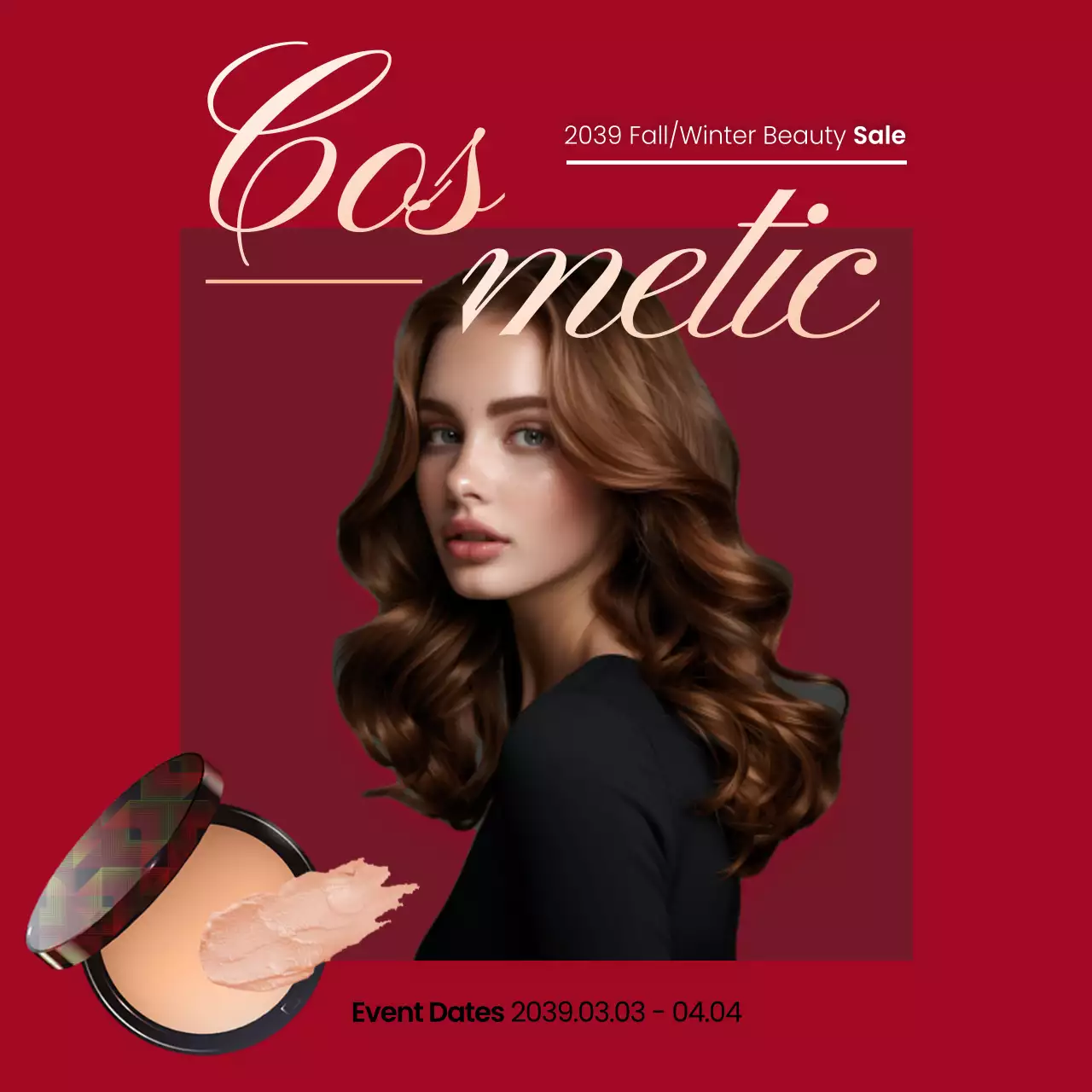 Wine Elegant Beauty Promotion Instagram Post