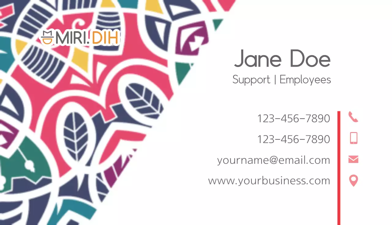 Miridi Corporate Business Card