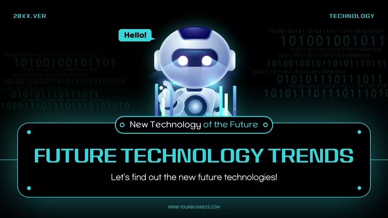 Blue Modern Technology Guide Presentation