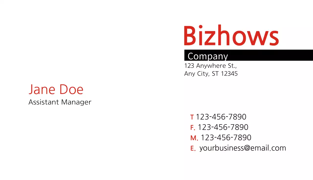 Marketing business cards