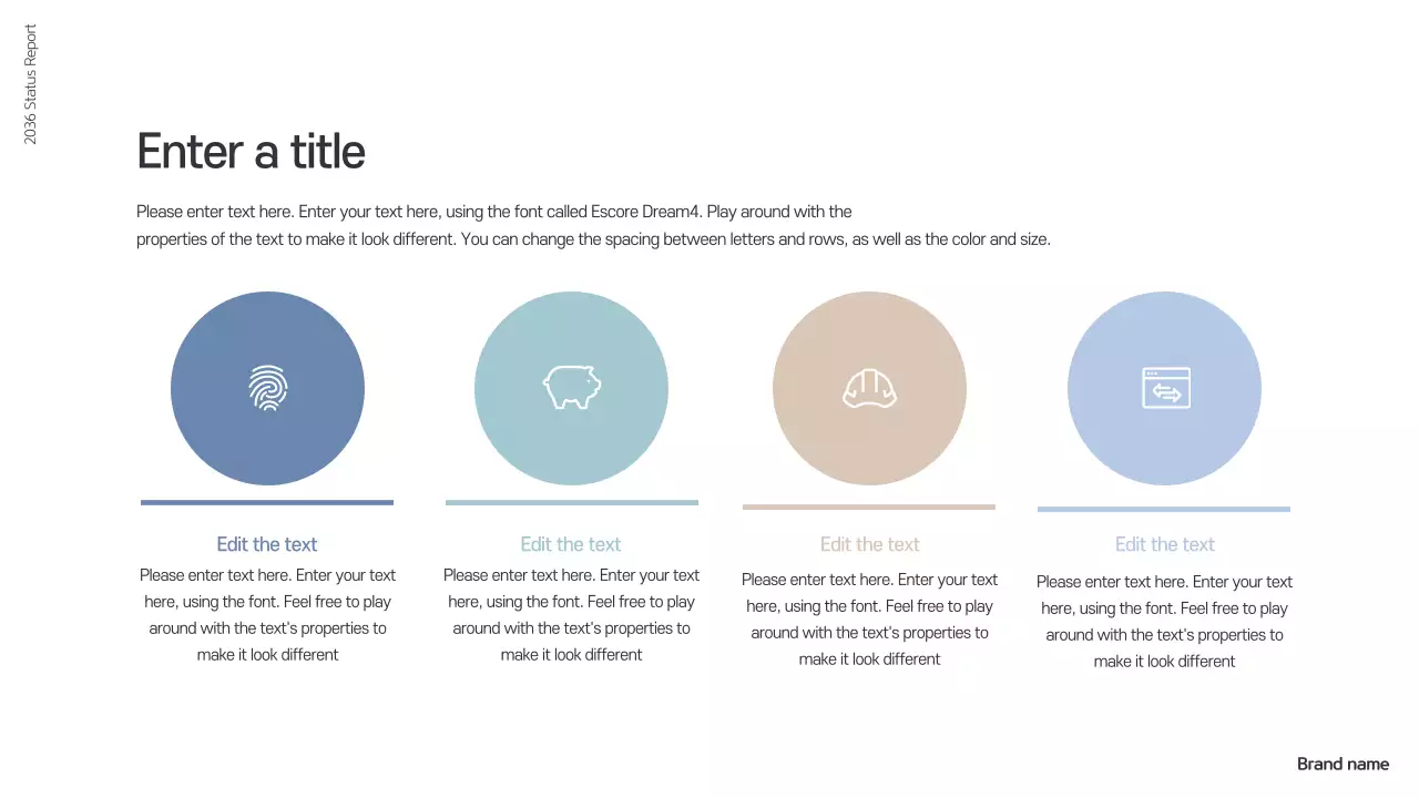 Black Modern Business Report Presentation