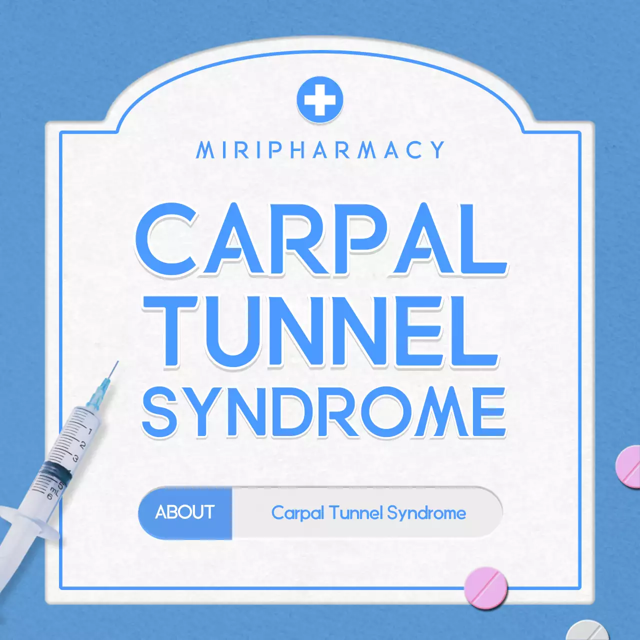 Multicolored hospital medicine bag concept