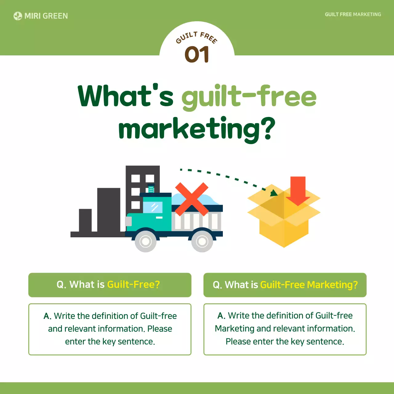 Carrossel Instagram de promoção do meio ambiente moderno verde